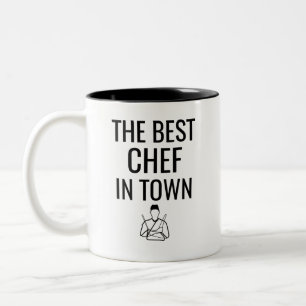 Der beste Koch der Stadt Zweifarbige Tasse