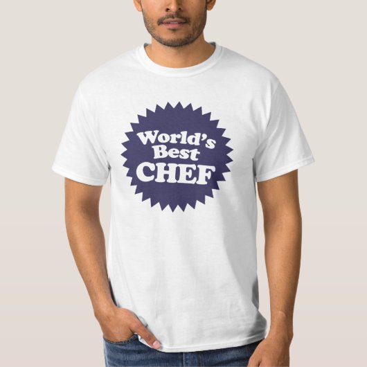 Der beste Koch der Welt T-Shirt (Vorderseite)