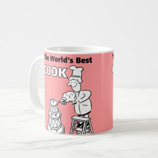 Der beste Koch des Wortes Kaffeetasse (Vorderseite Links)