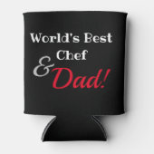 Der beste Koch und Vater der Welt kann kühlen Dosenkühler (Vorderseite)