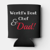 Der beste Koch und Vater der Welt kann kühlen Dosenkühler (Rückseite)