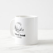 DER BESTE KOPF IN DER STADT KAFFEETASSE (Vorderseite Links)