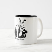 der beste Kriminalitätspartner Zweifarbige Tasse (VorderseiteRechts)