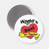 Der beste Kunstlehrer der Welt Magnet (Vorderseite/Rückseite)