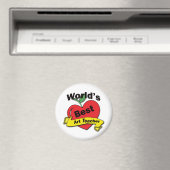 Der beste Kunstlehrer der Welt Magnet (In Situ (Geschirrspüler))