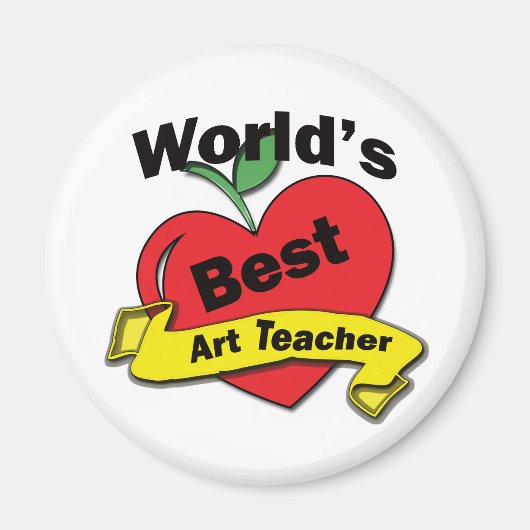 Der beste Kunstlehrer der Welt Magnet (Vorne)