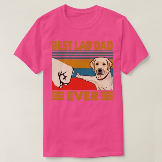 Der beste Labrador Papa je T-Shirt (Design vorne)