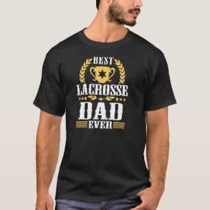 Der beste Lacrosse Vater je Fan Coach Supporter Va T-Shirt