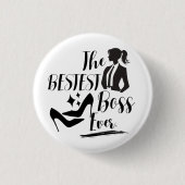 Der beste Lady Boss Button (Vorderseite)