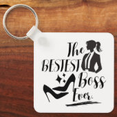 Der beste Lady Boss Schlüsselanhänger (Vorderseite)