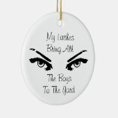 Der beste Lashtechniker der Welt Keramikornament (Rechts)