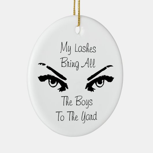 Der beste Lashtechniker der Welt Keramikornament (Rechts)