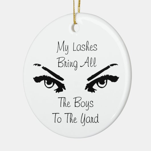 Der beste Lashtechniker der Welt Keramikornament (Links)