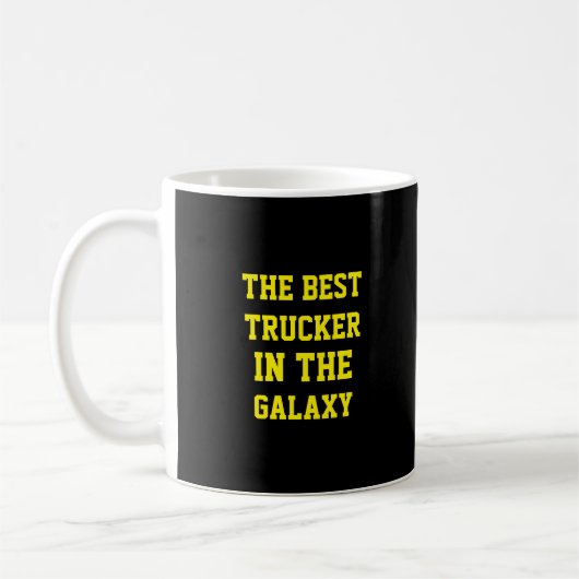 Der beste Lastwagen der Galaxie Kaffeetasse (Links)