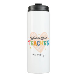 Der beste Lehrer der personalisierten Welt Thermosbecher