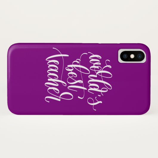 Der beste Lehrer der Welt Case-Mate iPhone Hülle (Rückseite (Horizontal))