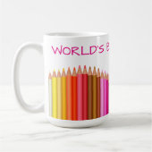 Der beste Lehrer der Welt Kaffeetasse (Links)