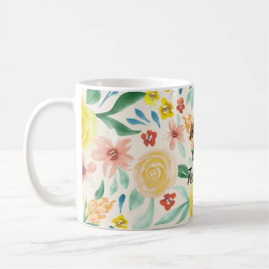 Der beste Lehrer der Welt Kaffeetasse (Links)