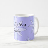 Der beste Lehrer der Welt Kaffeetasse (VorderseiteRechts)