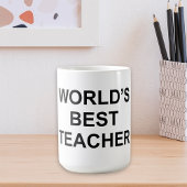 Der beste Lehrer der Welt Kaffeetasse