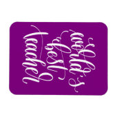 Der beste Lehrer der Welt Magnet (Horizontal)