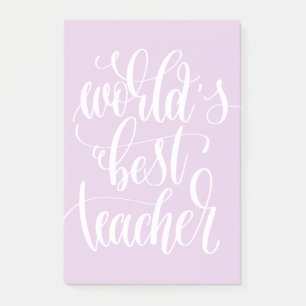 Der beste Lehrer der Welt Post-it Klebezettel