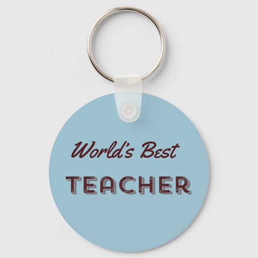 Der beste Lehrer der Welt Schlüsselanhänger (Vorderseite)