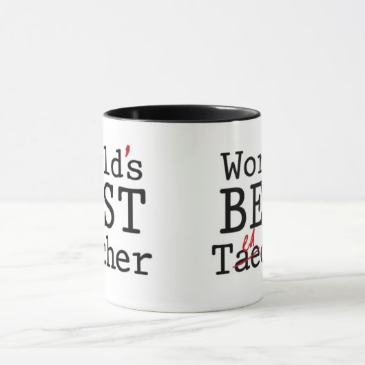 DER BESTE LEHRER DER WELT - Tasse (Zentrum)