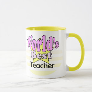 Der beste Lehrer der Welt (weiblich) Tasse