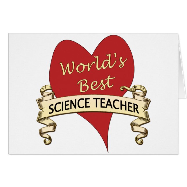 Der beste Lehrer für Wissenschaft der Welt (Vorderseite (Horizontal))