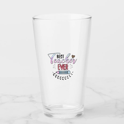 Der beste Lehrer je Glas (Vorderseite)