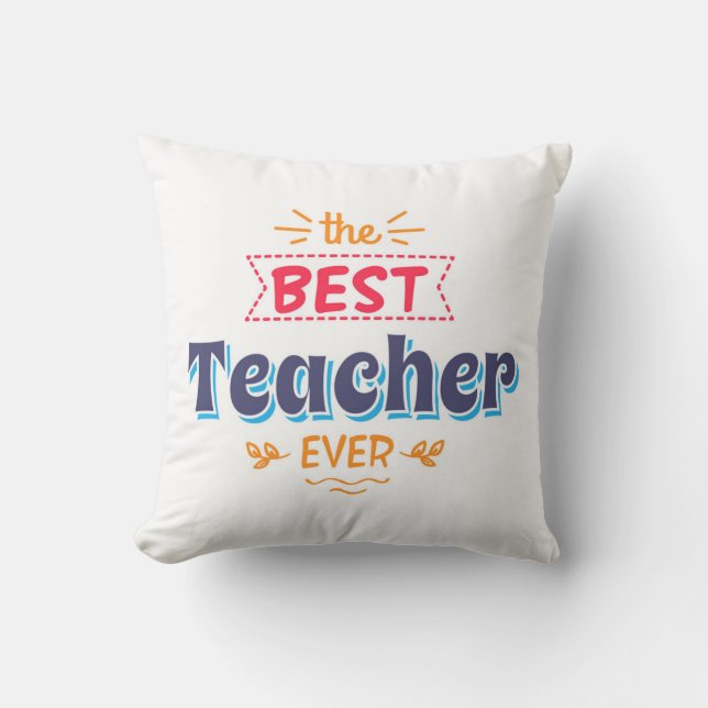 Der beste Lehrer überhaupt Kissen (Vorderseite)