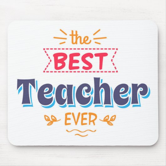 Der beste Lehrer überhaupt Mousepad (Vorne)