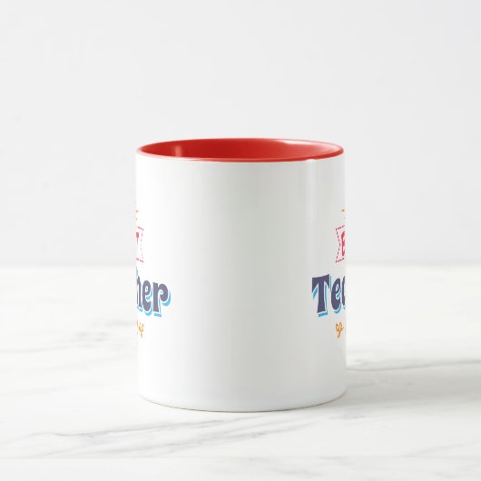 Der beste Lehrer überhaupt Tasse (Zentrum)