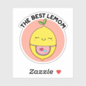 Der beste Lemom Funny Lemon Pub Aufkleber (Blatt)