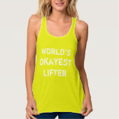 Der beste Lifter der Welt Tank Top (Vorderseite)