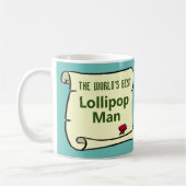Der beste Lollipop-Mann der Welt. Kaffeetasse (Links)