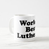 der beste Lutheraner der Welt Kaffeetasse (Vorderseite Links)