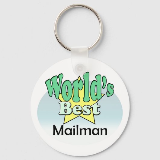 Der beste Mailman der Welt Schlüsselanhänger (Vorderseite)