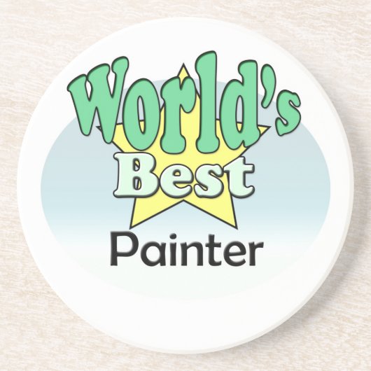 Der beste Maler der Welt Untersetzer (Vorne)