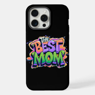 Der beste Mamma-Stil Graffiti iPhone 15 Pro Max Hülle