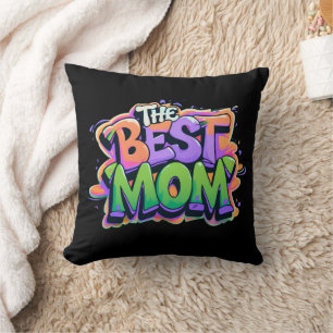 Der beste Mamma-Stil Graffiti Kissen