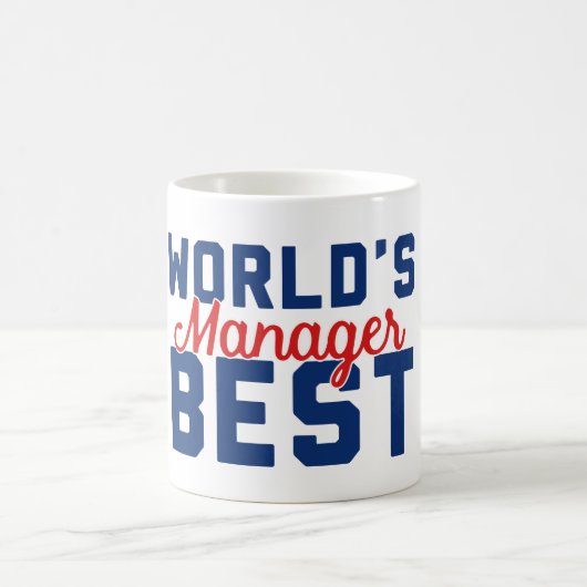 Der beste Manager der Welt Kaffeetasse (Mittel)