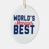 Der beste Manager der Welt Keramikornament (Rechts)