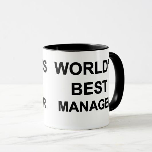 Der beste Manager der Welt Tasse (VorderseiteRechts)