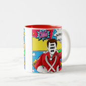 Der beste männliche Lehrer überhaupt Zweifarbige Tasse (VorderseiteRechts)