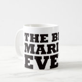 Der beste Marinesoldat überhaupt Kaffeetasse (Vorderseite Links)