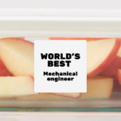 Der beste Maschinenbauingenieur der Welt Etiketten (Befestigt)