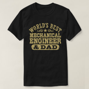 Der beste Maschinenbauingenieur und Vater der Welt T-Shirt