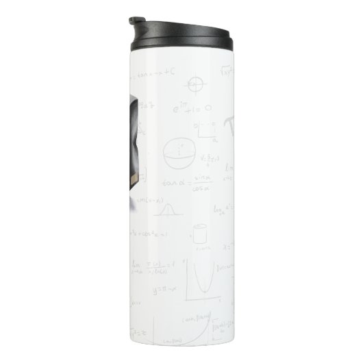 Der beste Mathematiklehrer formas Calculator Thermosbecher (Nach rechts gedreht)
